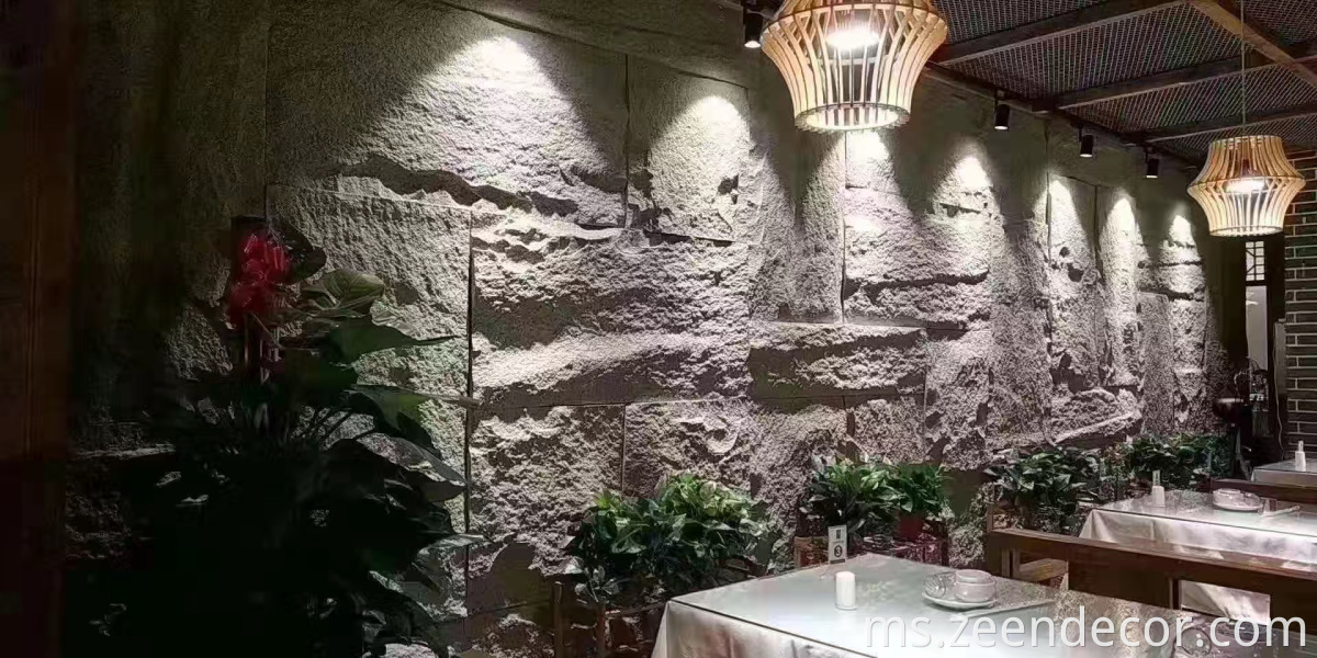 Pan Pan Panel Batu Pu/Pu Panel Batu Pu/Pu Pan Panel/Batu Budaya Pu/Berat Cahaya Buatan Batu Slate/Pelapisan Slate Buatan PU Wall Stone Panel/PU Faux Stone Panels/PU Faux Wall Panels/PU Culture Stone/Artificial Light Weights Slate Stone/Artificial Slate Cladding